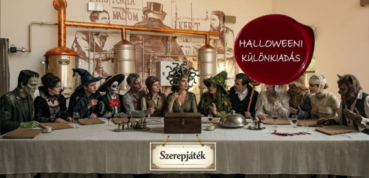 Rejtélyes vacsora - Halloween, a „Rejtélyek házában”...