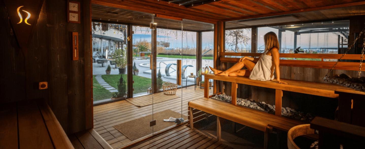 Szaunaszeánszok a Balaton partján