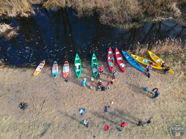 Hévíz-patak téli vízitúra