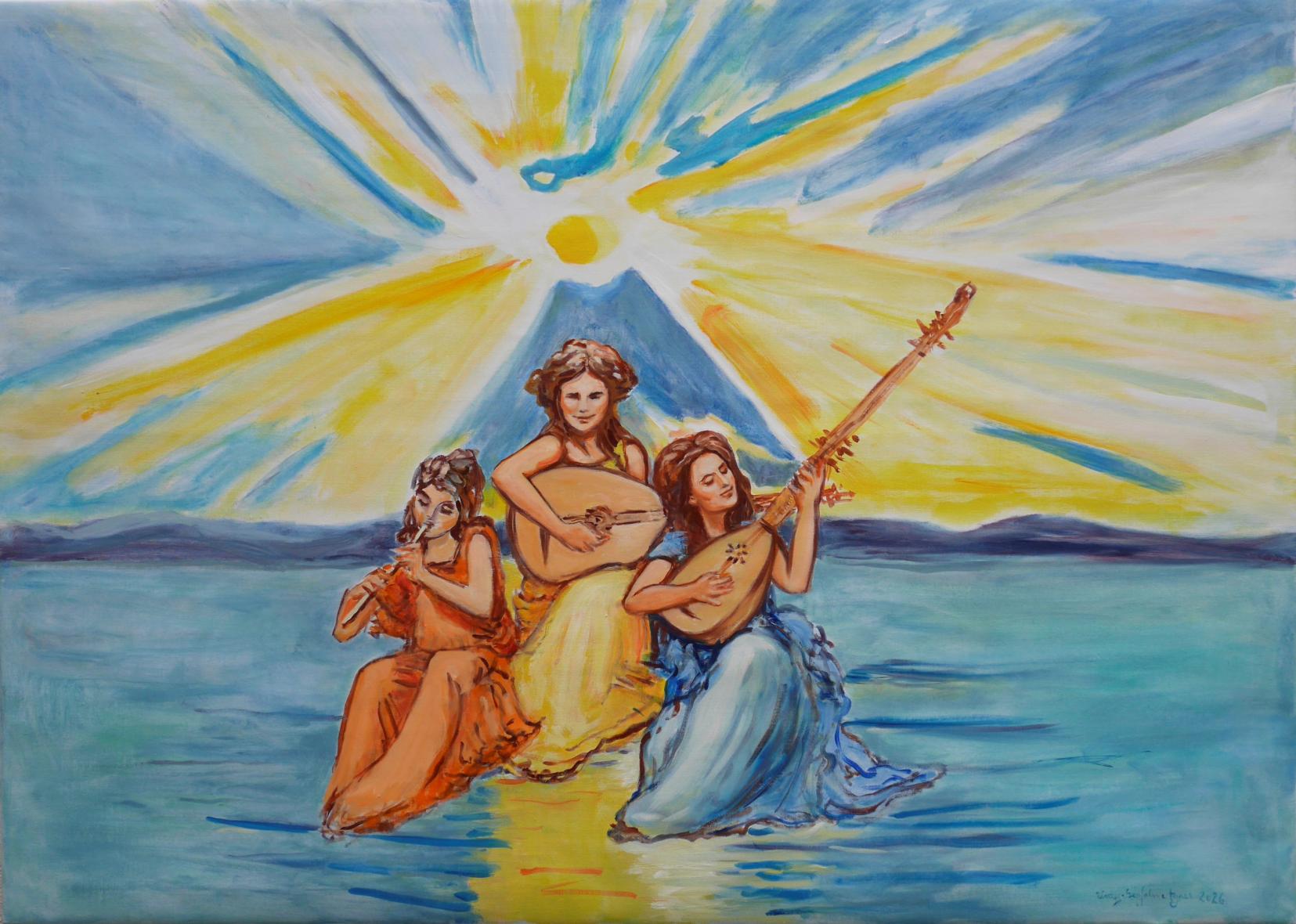 A Balaton egy kortárs festőművész szemével - Uray-Szépfalvi Ágnes: Paraz pillanatok