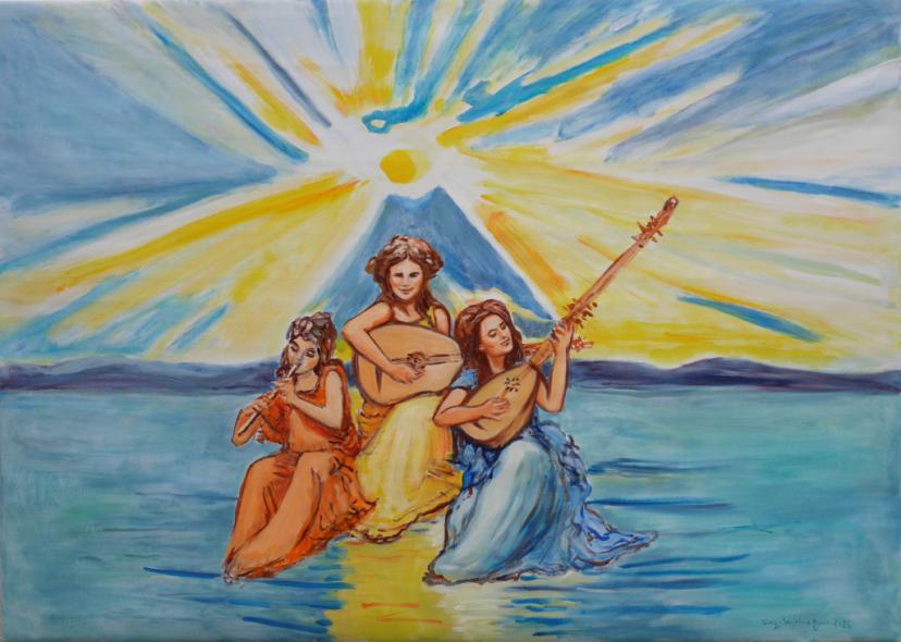 A Balaton egy kortárs festőművész szemével - Uray-Szépfalvi Ágnes: Paraz pillanatok