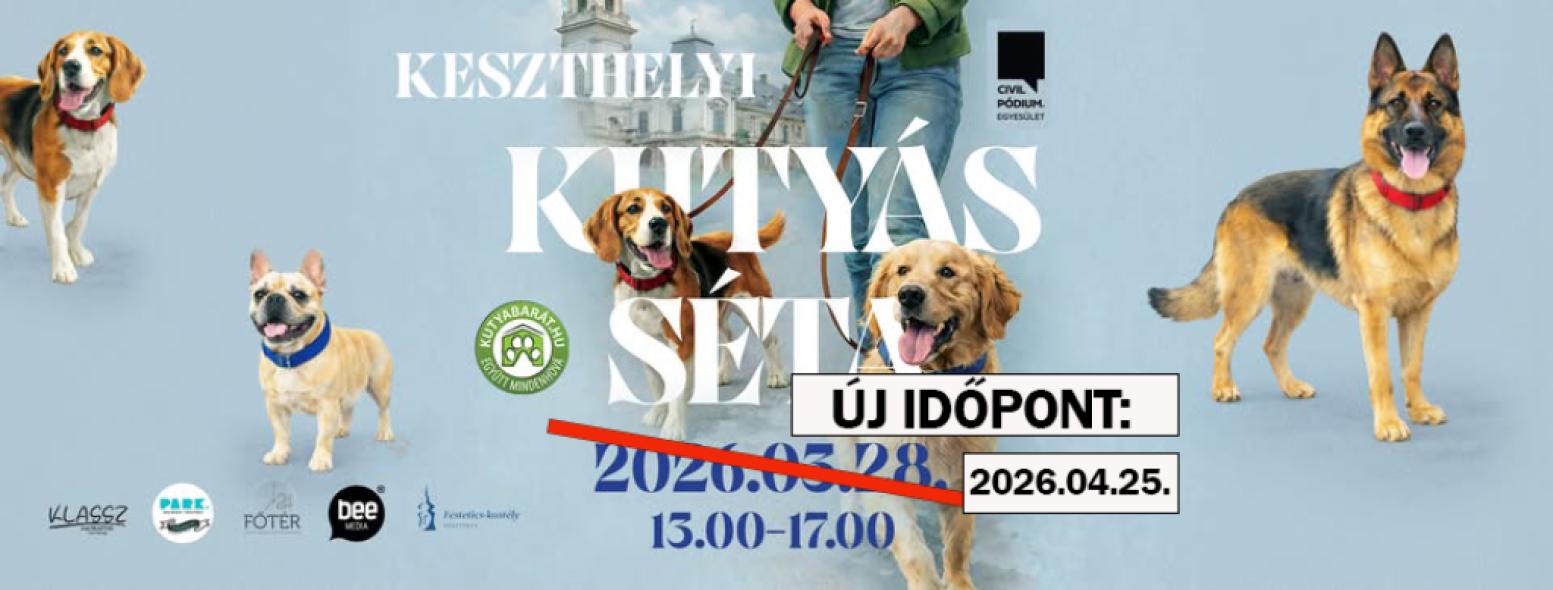Családi Kutyás Séta Keszthelyen – a felelős kutyatartás jegyében
