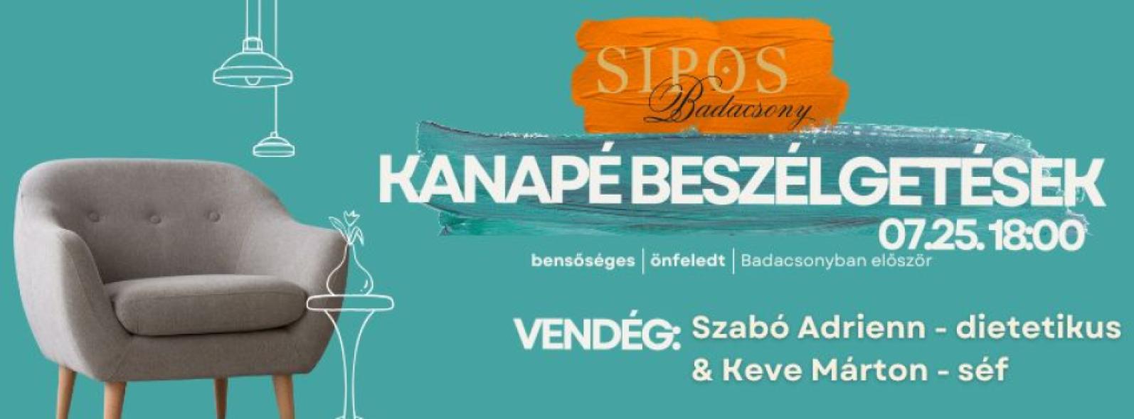 Kanapé Beszélgetések – Ízek, egészség és a tudatos egyensúly