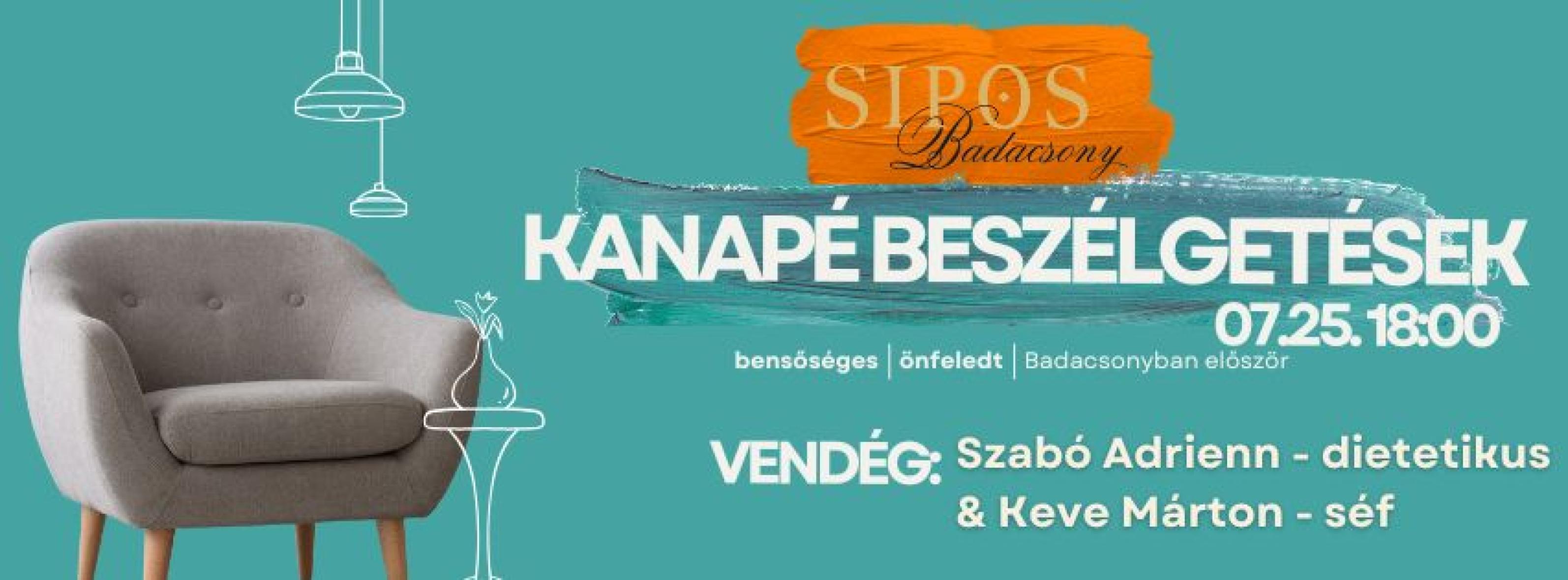 Kanapé Beszélgetések – Ízek, egészség és a tudatos egyensúly