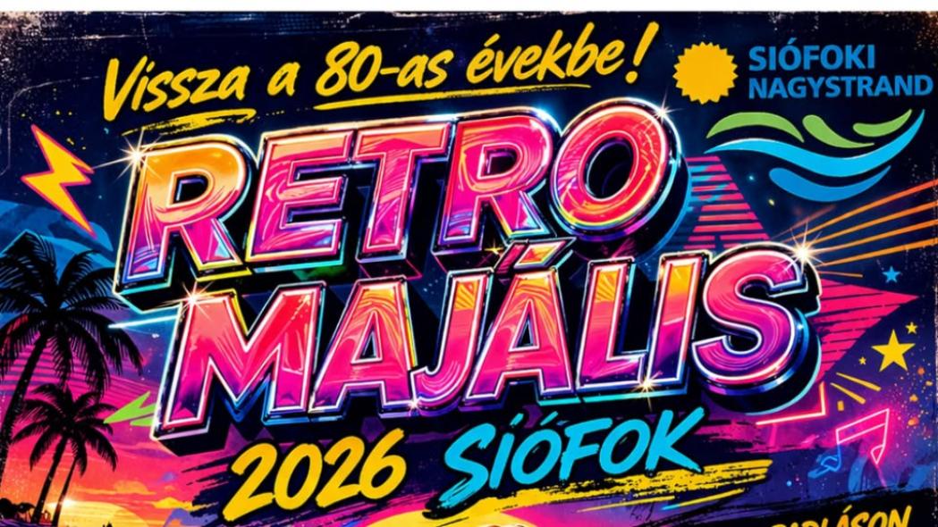 Retro Majális a Siófoki Nagystrandon
