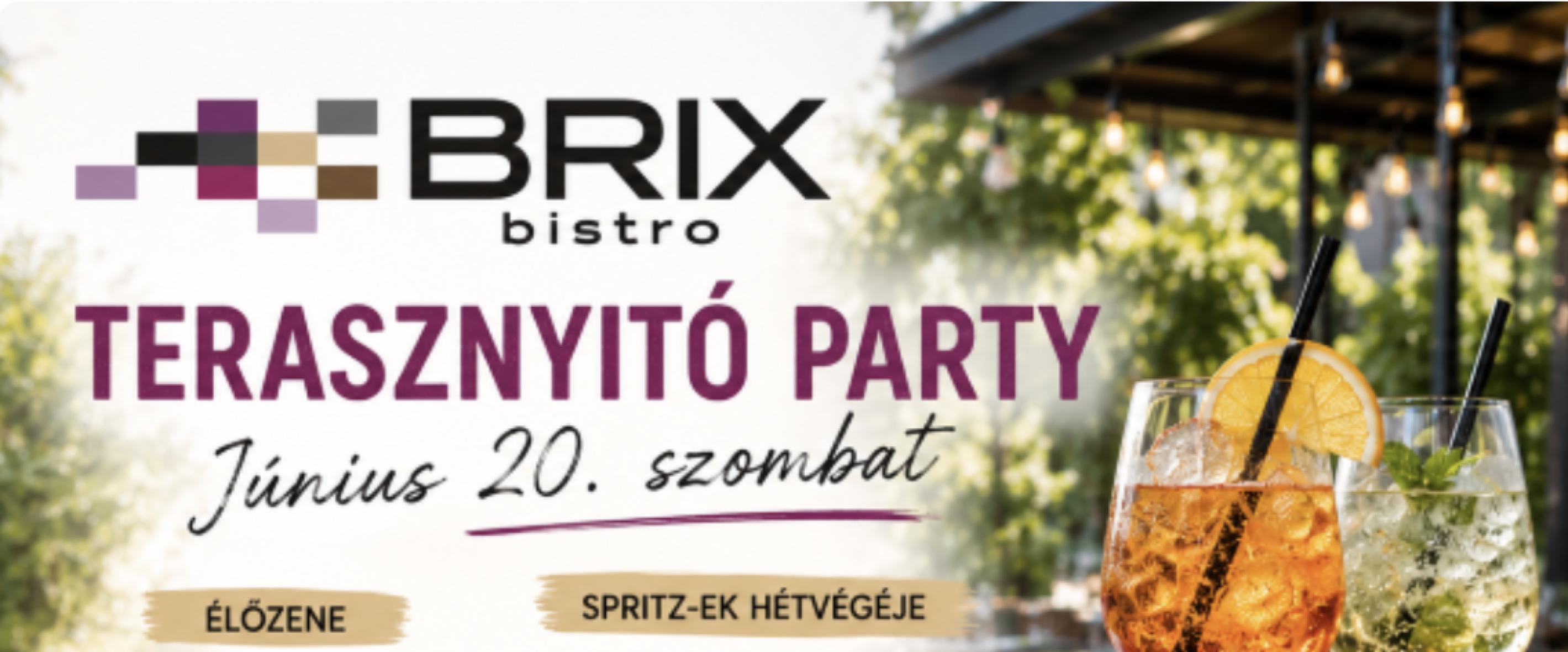 Nyár, Spritzek és élő zene a BRIX Bistróban!
