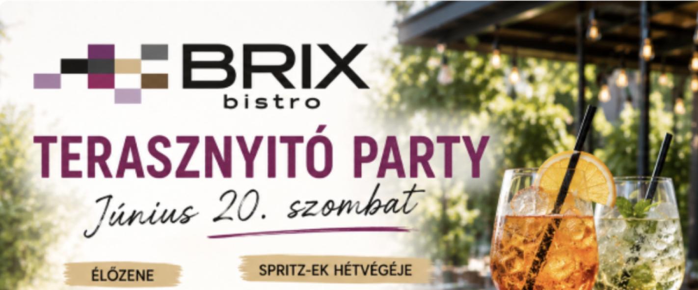Nyár, Spritzek és élő zene a BRIX Bistróban!